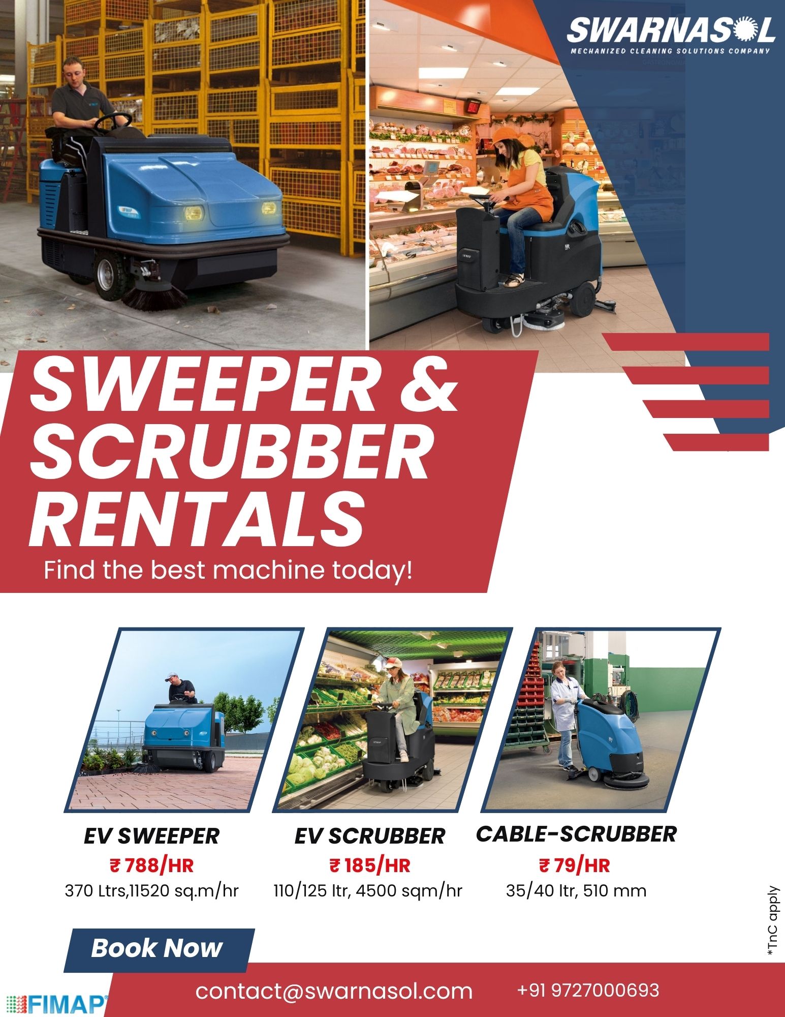 Sweeper and Scrubber Rentals